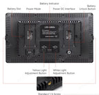 Panel Rgb iluminación Profesional 800 Led