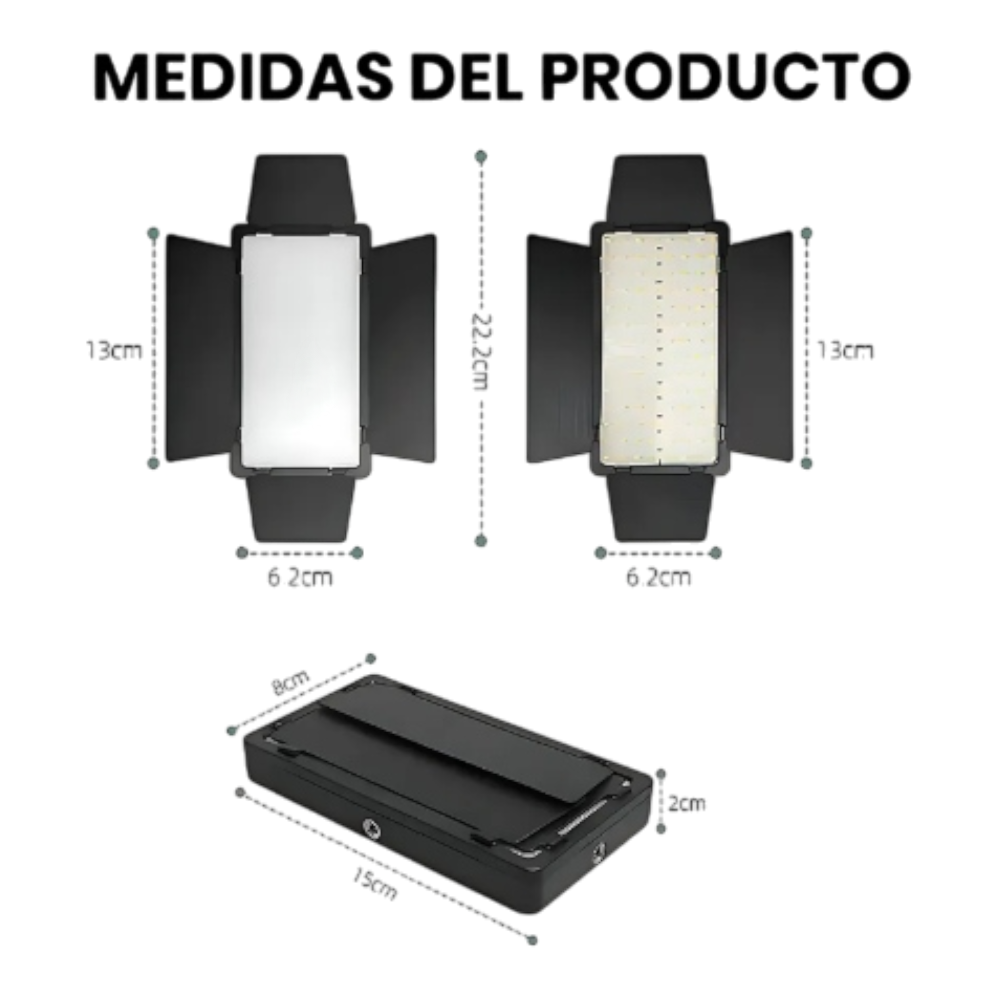 Mini Panel Led RGB de iluminación
